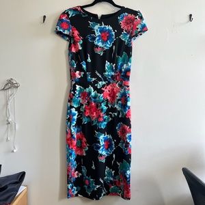 Floral Vintage BetseYJohnson Cocktail Dress size 6